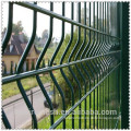 white or green cheap backyard metal fence